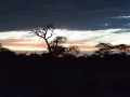 26 Namibie Etosha západ slunce